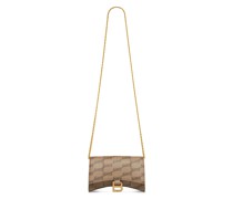 Hourglass Brieftasche mit Kette BB Monogram beschichteter Canvas