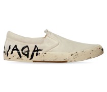 Paris Slip On Graffiti Sneaker