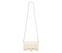 Hourglass Brieftasche mit Kette Krokodilprägung