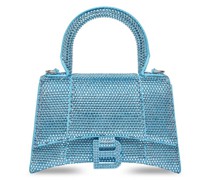 Hourglass XS Handtasche mit Strasssteinen