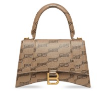 Hourglass Kleine Handtasche BB Monogram beschichteter Canvas