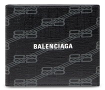 Signature Square Folded Brieftasche BB Monogram beschichteter Canvas