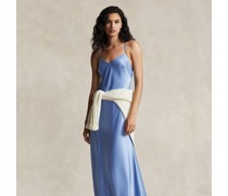 Abendkleid mit überkreuzten Trägern