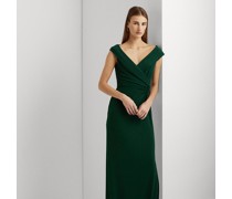Schulterfreies Abendkleid aus Jersey