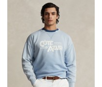 Vintage-Fit Fleece-Sweatshirt mit Grafik