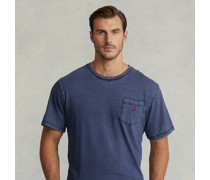 Große Größen - T-Shirt aus Flammgarn-Jersey mit Tasche