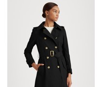 Wasserabweisender Trenchcoat mit Gürtel