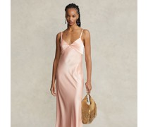 Ärmelloses Abendkleid aus Satin