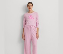 Gestreifter Jersey-Pyjama mit Baumwolle