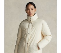 Wasserabweisende Daunenjacke mit Dreifach-Pony