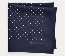 Gepunktetes Foulard-Einstecktuch