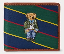 Jacquard-Brieftasche mit Polo Bear