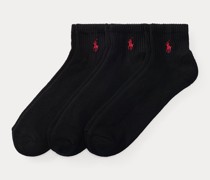 Socken im Dreierpack, Viertellänge