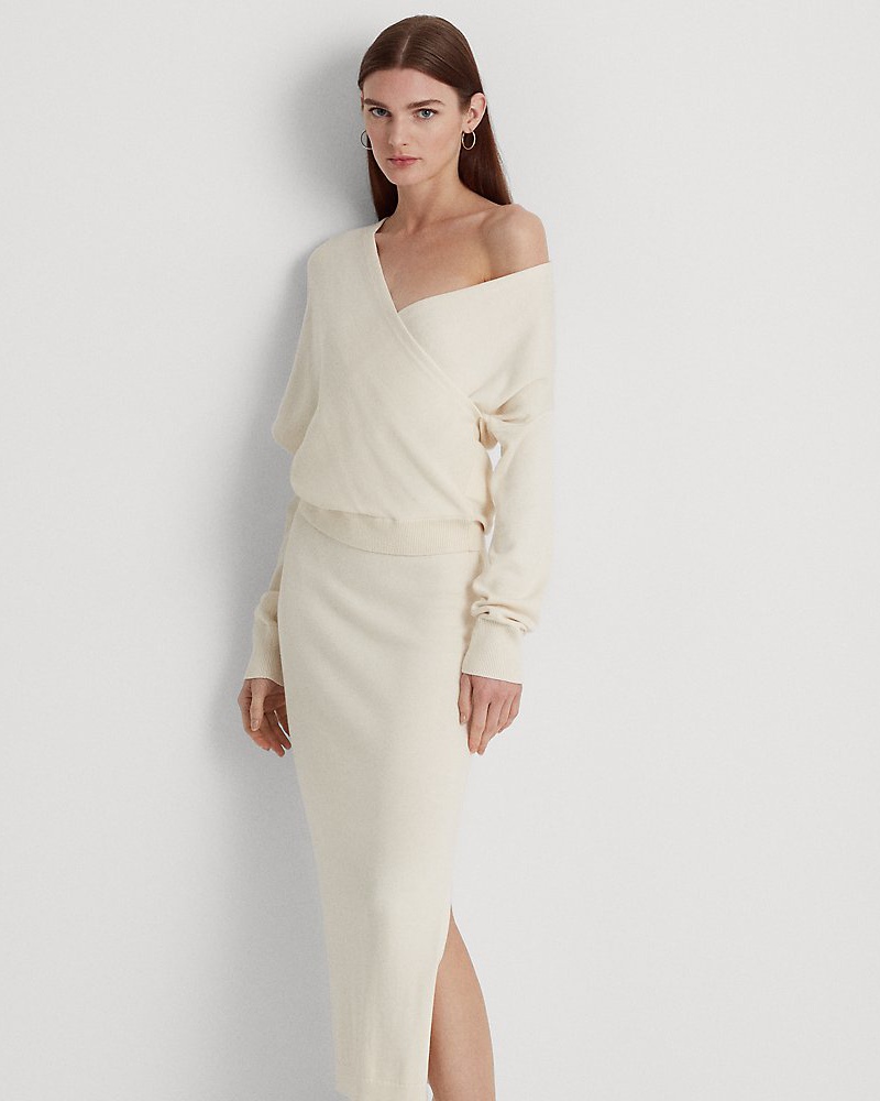 Ralph Lauren Damen Bleistiftrock aus Baumwollmischung