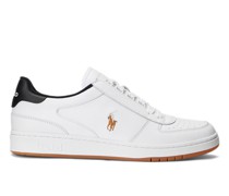 Niedriger Leder-Sneaker Court