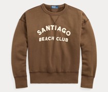 Vintage-Fit Fleece-Sweatshirt mit Grafik