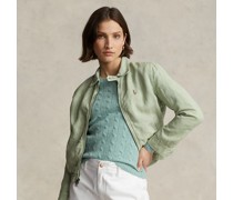 Leinen-Windjacke