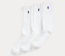 3er-Pack Crew-Socken Wimbledon