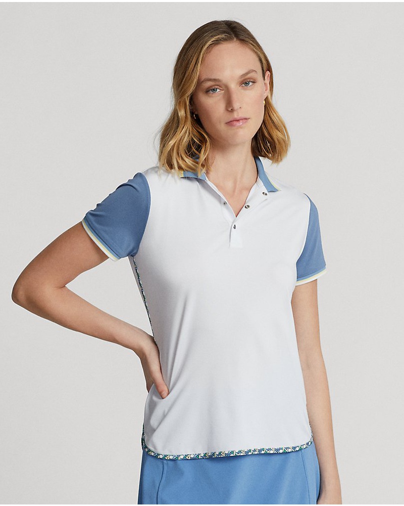 Ralph Lauren Damen Jersey-Poloshirt im Tailored-Fit