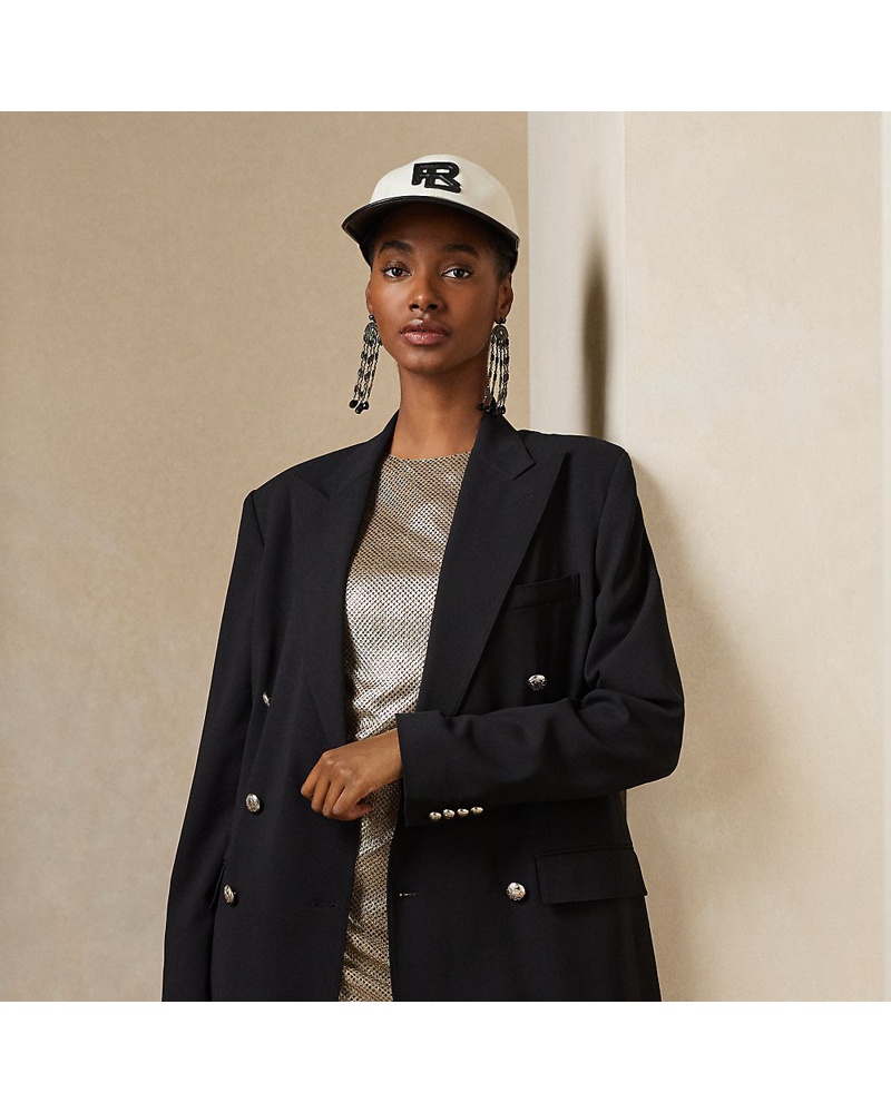 Ralph Lauren Damen Blazer Shelden aus Wollcrêpe