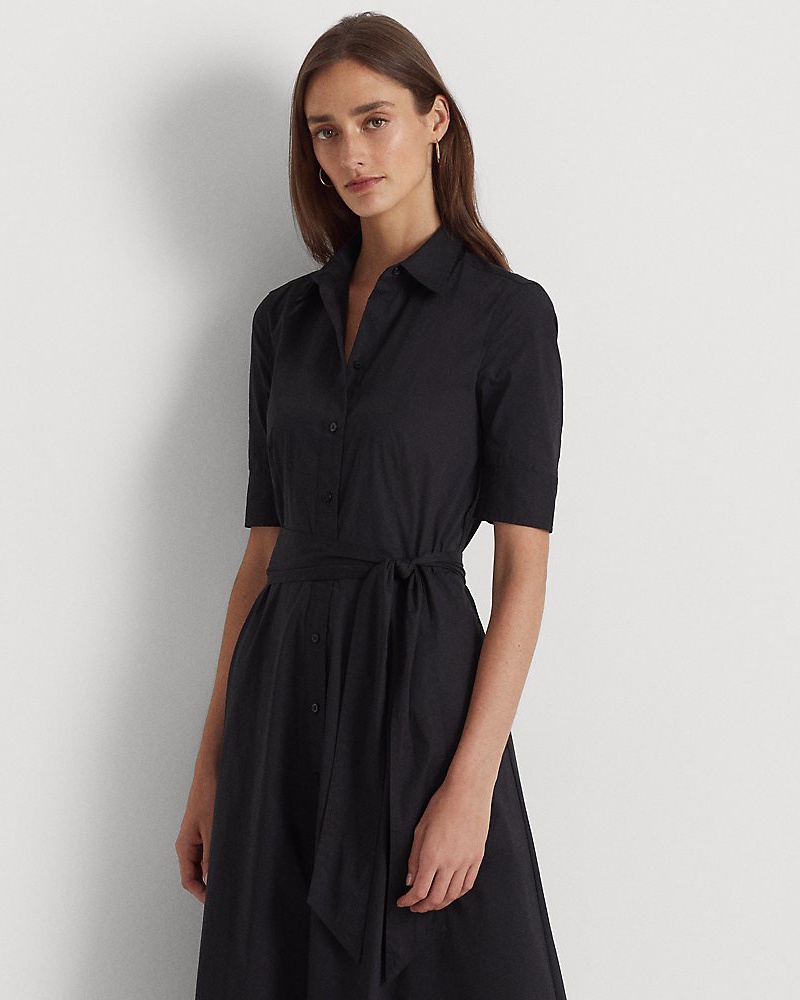 Ralph Lauren Damen Hemdkleid mit Gürtel