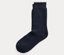 Melierte Stretch-Socken mit Baumwolle