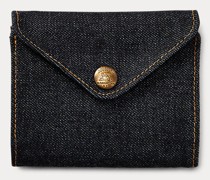 Indigoblaue Denim-Brieftasche