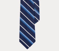 Gestreifte Mogador-Krawatte mit Seide