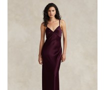 Ärmelloses Abendkleid aus Satin