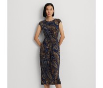 Kleid mit Paisley-Motiv und Twist-Detail