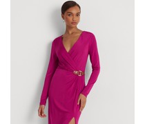 Jersey-Cocktailkleid mit Schnalle