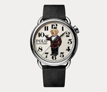 Armbanduhr in Weiß mit Tartan Polo Bear
