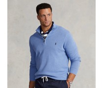 Große Größen - Pullover mit Viertelreißverschluss