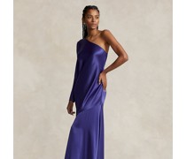 Asymmetrisches Abendkleid aus Satin