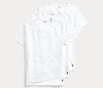 3er-Pack Slim-Fit Rundhals-Unterhemden