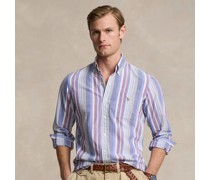 Gestreiftes Custom-Fit Oxfordhemd
