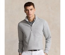 Gesteppter Classic-Fit Strickpullover