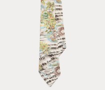 Krawatte mit Tropenmotiv im Vintage-Stil