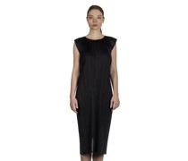 Plissiertes Avantgarde Kleid schwarz