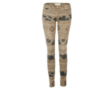 THE ANKLE SKINNY vintage tribal destroy