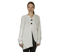 Y's  Strickjacke asymmetrisch weiß