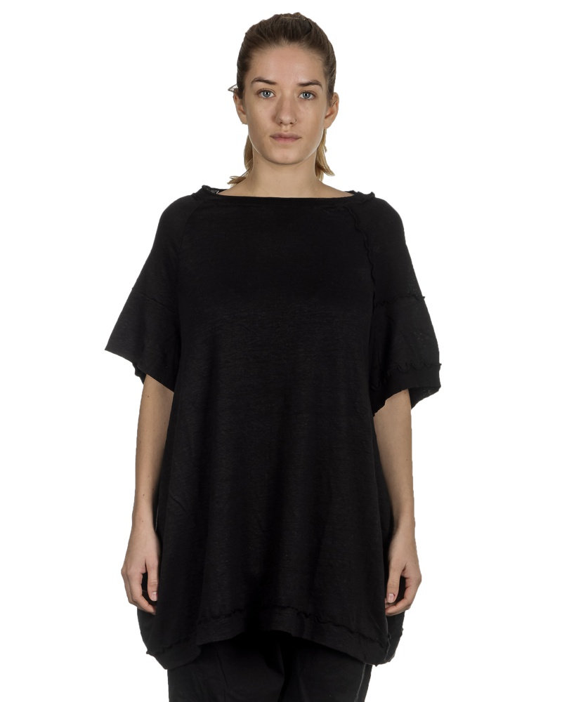 Studiorundholz Damen Ausgestelltes Jerseykleid schwarz