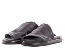 Leder Sandalen CIAMBELLA schwarz