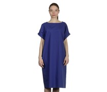 Kleid mit kurzen Ämeln blau