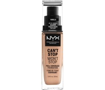 NYX Professional Makeup Gesichts Make-up Foundation Can't Stop Won't Stop Foundation Nr. 07 Vanilla