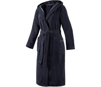 JOOP! Bademäntel Damen Bademantel mit Kapuze Blau Größe 40 / 42