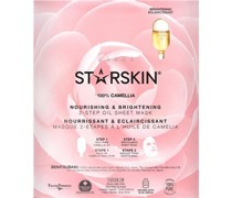 StarSkin Masken Tuchmaske Nourishing & Brightening Face Mask Camellia 1 Capsule 1,5 ml + 1 Mask 25 g