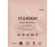 Masken Tuchmaske Silkmud Pink Clay Puifying Face Mask Bio-Cellulose
