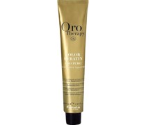 Fanola Farbveränderung Haarfarbe und Haartönung Oro Therapy Oro Puro Color Keratin Nr. 6,0 Dunkelblond