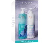 Moroccanoil Haarpflege Pflege Blonde Duo Blonde Perfecting Purple Shampoo 500 ml + Blonde Perfecting Purple Conditioner 500 ml